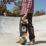 Skateboard Tout amour est la même fierté LGBT Egalité des dro<br><div class="desc">"All Love Is Equal" est un design arc-en-ciel de style rétro et aquarelle qui est parfait pour la fierté et le soutien de l'amour, l'égalité et la sensibilisation. C'est une excellente idée cadeau pour Rainbow LGBTQ Lesbian Pan Trans Queer Cis équipement parfait pour Pride Mois, Pride Semaine avec Rainbow Flag....</div>