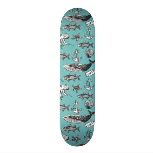 Skateboard Tout les motif de mer