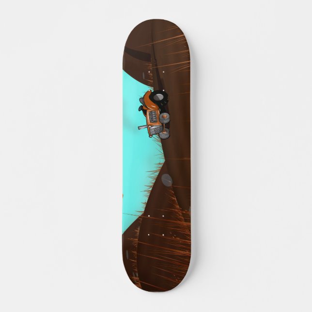 Skateboard Tracteur agricole vintage (Devant)