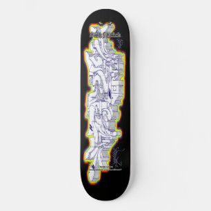 Skateboard TRÈS plate-forme de planche à roulettes d'art de