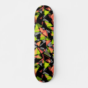 Skateboard Triangles géométriques sans couture forme col
