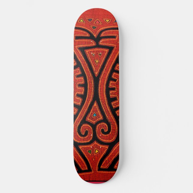 Skateboard tribal indien Kuna (Recto)