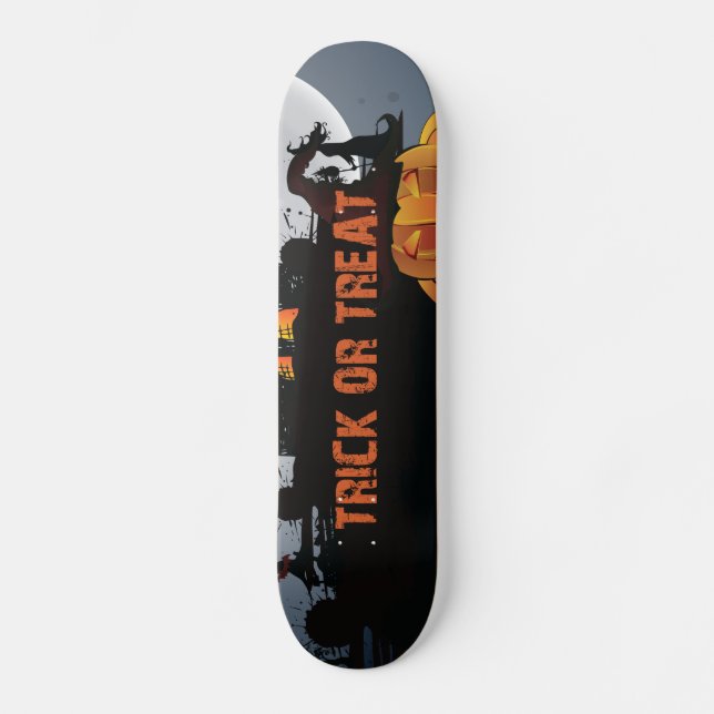 Skateboard Tricoter ou traiter le château (Recto)