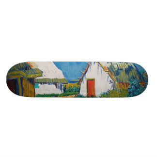 Skateboard Trois cottages blancs dans Saintes-Maries par