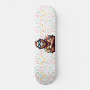 Skateboard Tropical/beach yeti/bigfoot