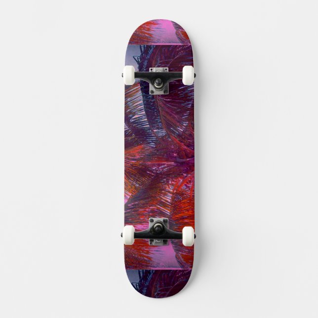 Skateboard Tropical Color Wave (Recto)