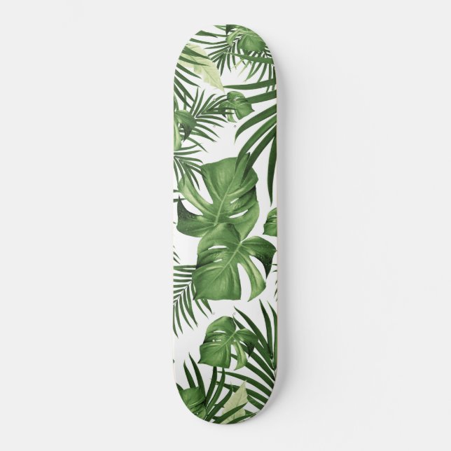 Skateboard Tropical Jungle Feuille Motif #12 (édition 2020) (Recto)