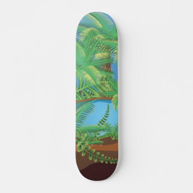 Skateboard Tropiques (Devant)