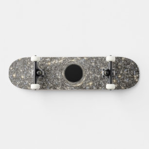 Skateboard Trou Noir Supermassif Au Milieu D'Une Galaxie.