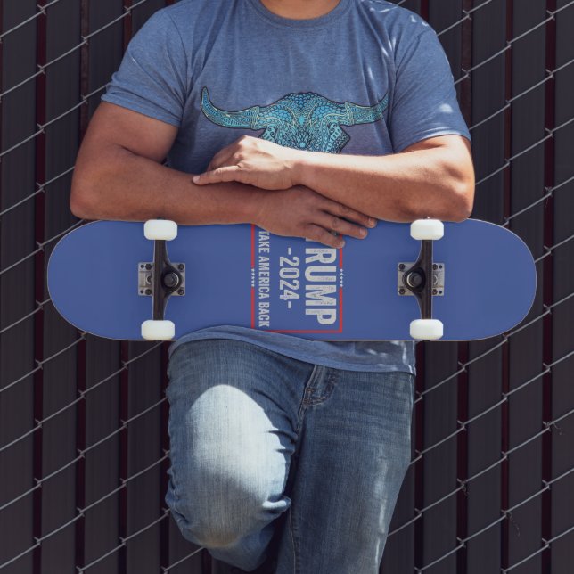 Skateboard Trump 2024 Président des élections patriotiques ré (Extérieur 3)