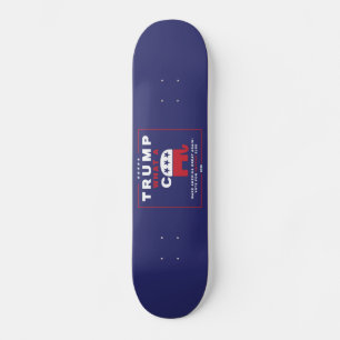 Skateboard Trump. What A C**** - Affiche de campagne contre T