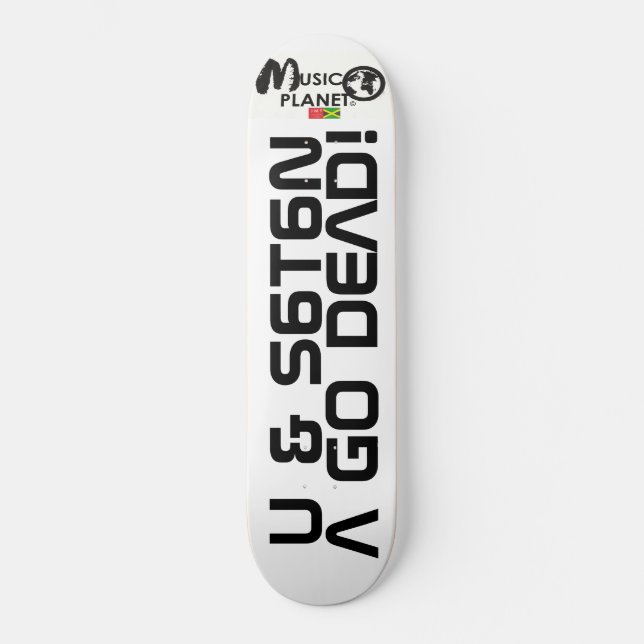 Skateboard TST U & SATAN A GO DEAD Skate (Recto)