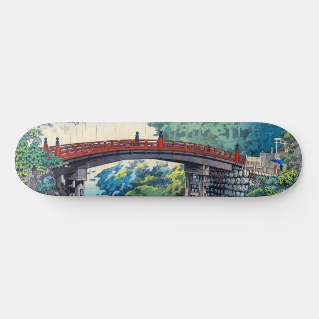 Skateboard Tsuchiya Koitsu - Pont sacré à Nikko (Horz)