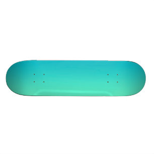 Skateboard Turquoise Ombre