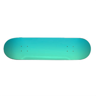 Skateboard Turquoise Ombre
