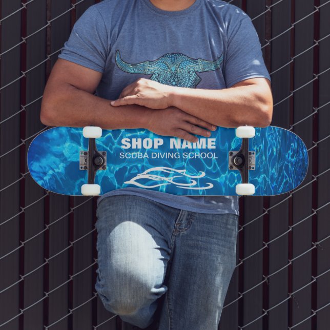 Skateboard Twin Dolphins Marine shop (Extérieur 3)
