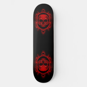 skateboard Two Red Skeleton Skeleton Sketch