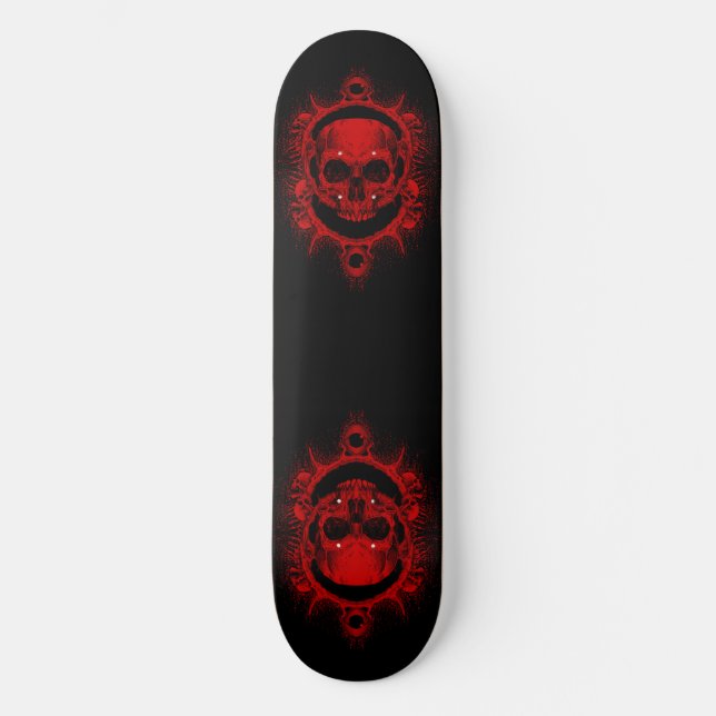 skateboard Two Red Skeleton Skeleton Sketch (Recto)