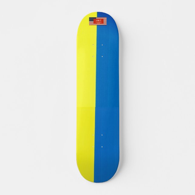Skateboard UKRAINE JMT Skateboard, 7¾" Deck (Devant)