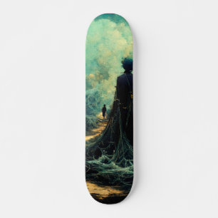 Skateboard Un ami de la terre de rêve CG art