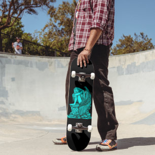 Skateboard Un ange endormi sur la pierre