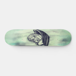 Skateboard Un Ange endormi sur les nuages des cieux