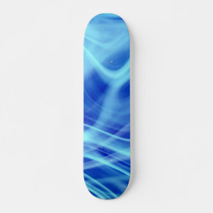 Skateboard Un brouillard bleu mystique