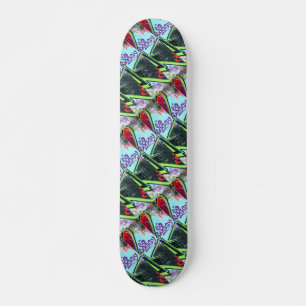 Skateboard un graffiti si soggy