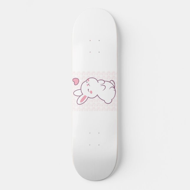 Skateboard Un petit lapin fait de sentiments (Recto)