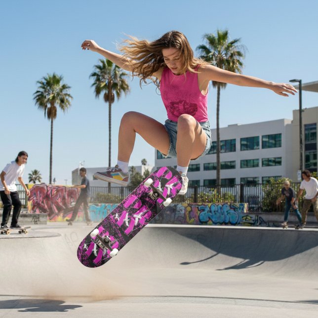 Skateboard Un rappel simple priez pour la foi chrétienne (Big motion, bold mindset. PRAY hits loud in every move.)