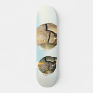 Skateboard Un vaisseau spatial qui traverse une planète