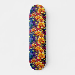 Skateboard Une belle symphonie de la nature Motif répétitif