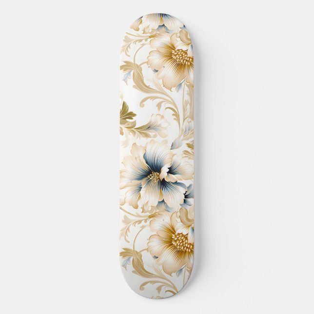 Skateboard Une conception de série florale de mariage 3 (Recto)