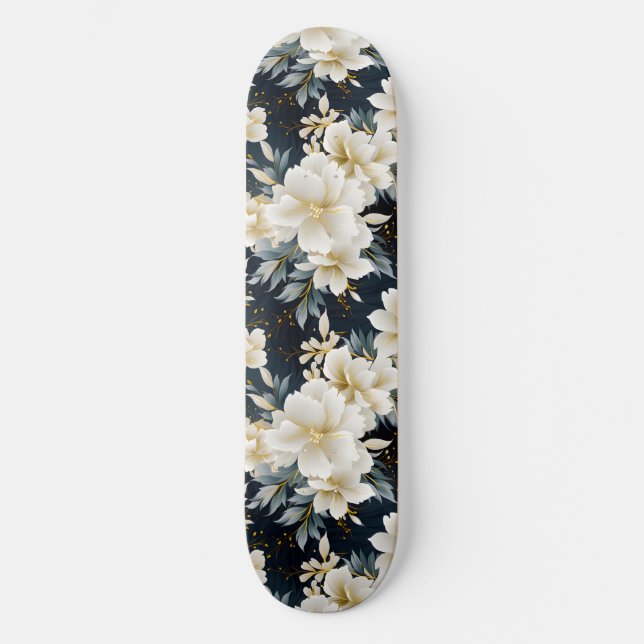 Skateboard Une conception de série florale de mariage 8 (Recto)