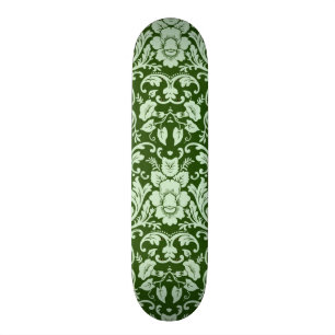 Skateboard Une damassé florale antique