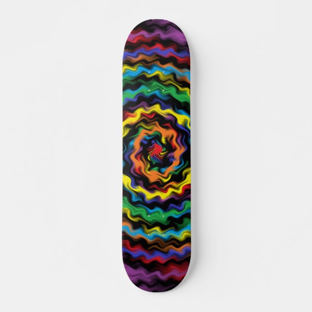 Skateboard Une Détonation Colorée (Devant)