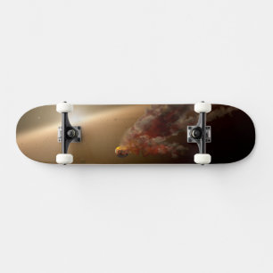 Skateboard Une Énorme Éruption Autour De L'Étoile Ngc 2547-Id
