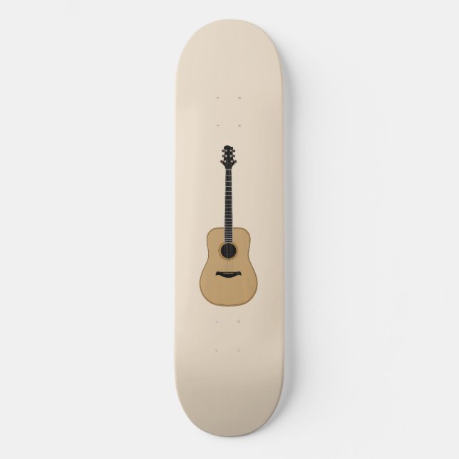 Skateboard Une jolie guitare (Recto)