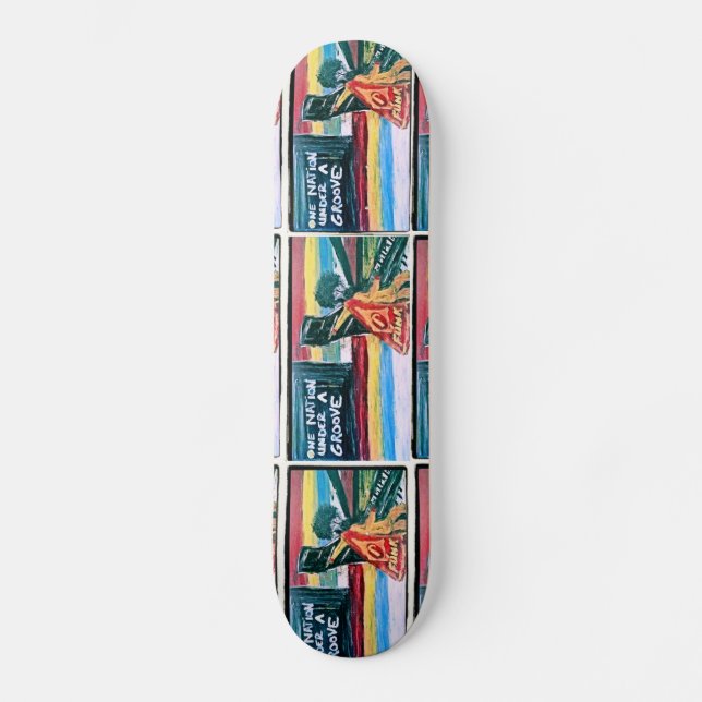 SKATEBOARD UNE NATION (Recto)