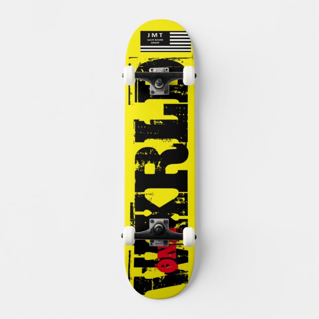 SKATEBOARD UNE PLANCHE À ROULETTES WXRLD / JMT USA (Recto)