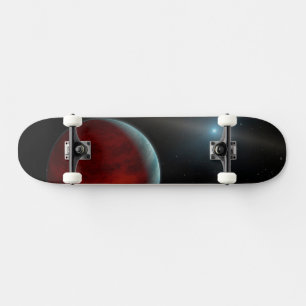 Skateboard Une Planète Géante Au Gaz Autour D'Une Étoile Nain