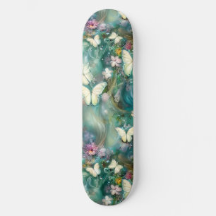 Skateboard Une série de papillons mystiques Design 3