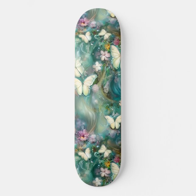 Skateboard Une série de papillons mystiques Design 3 (Recto)