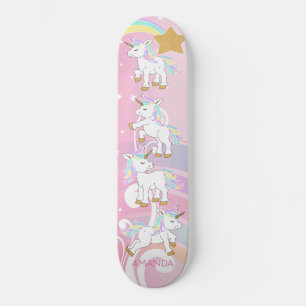 Skateboard Unicornes magiques
