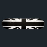 Skateboard Union Jack ~ Noir et Blanc<br><div class="desc">Ce Union Jack est personnalisé,  de couleur blanche et noire.</div>