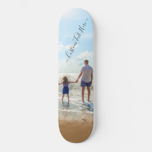 Skateboard Unique votre propre design texte photo personnalis