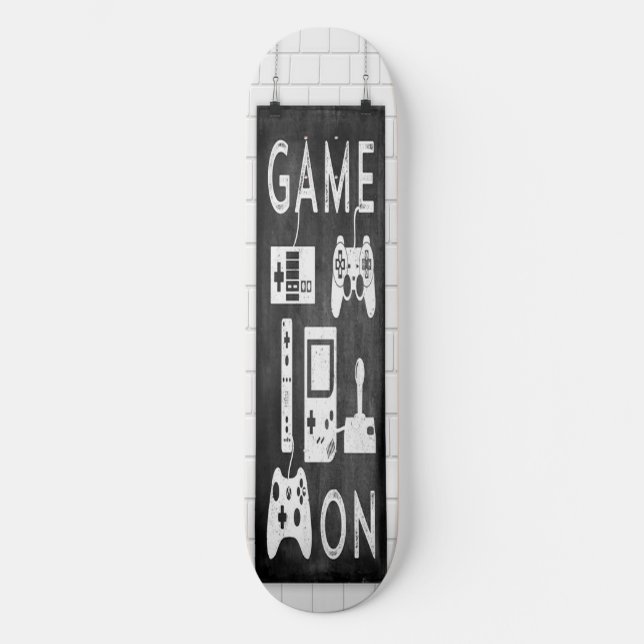 Skateboard Urbain Gamer Hardcore Rider Carte Pro personnalisé (Recto)