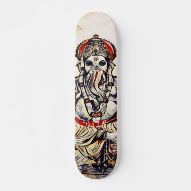 Skateboard Urban Ganesha Indie Art Element Custom Pro Board (Devant)