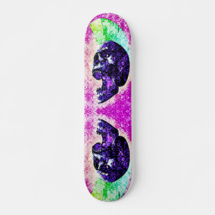 Skateboard Urban Johnny Skull Rave Grunge Element Trick Deck