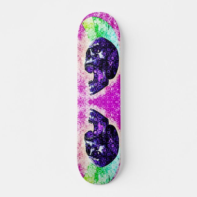 Skateboard Urban Johnny Skull Rave Grunge Element Trick Deck (Devant)